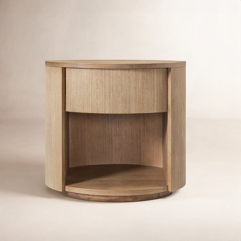 Madrid/WRC 1 - Drawer Nightstand, Natural