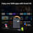 WEMAX Dice Portable1080P Projector w/ Wifi Bluetooth, Certified AndroidTV 9.0 w/Dolby Audio, Auto Focus, 700 ANSI Lumens