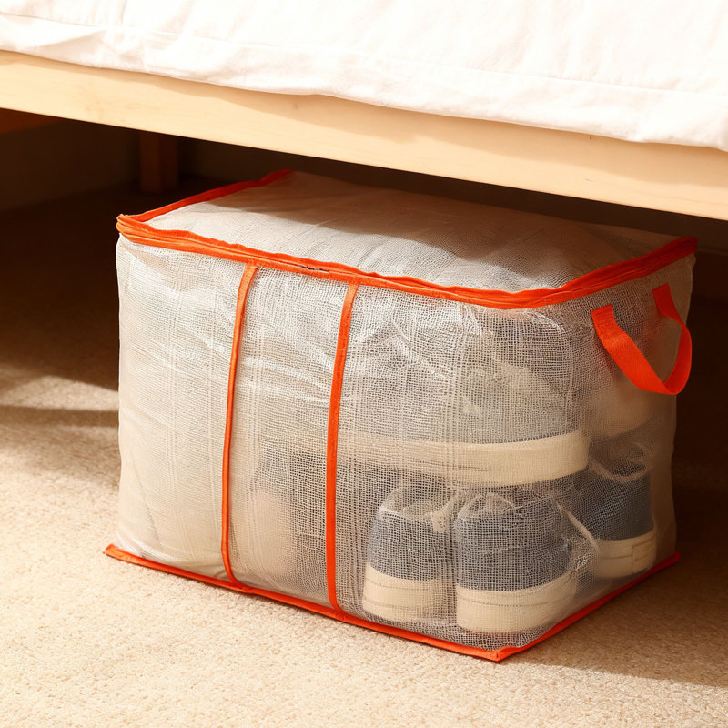  Large Moving Bags or Storage Bags, Strong Handles & Zippers, Moving Boxes Bins Alternative, Heavy Duty Tote Packing Bags for Moving, College Dorm Room Essentials for Clothes S