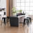 24''H Modern Counter Stool with Metal Frame, Backless Stackable Bar Stool-1483528459