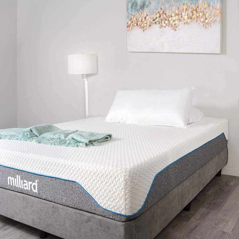 Milliard Gel Memory Foam Mattress, 20cm Foam, Medium Firm, Kingsize (5')