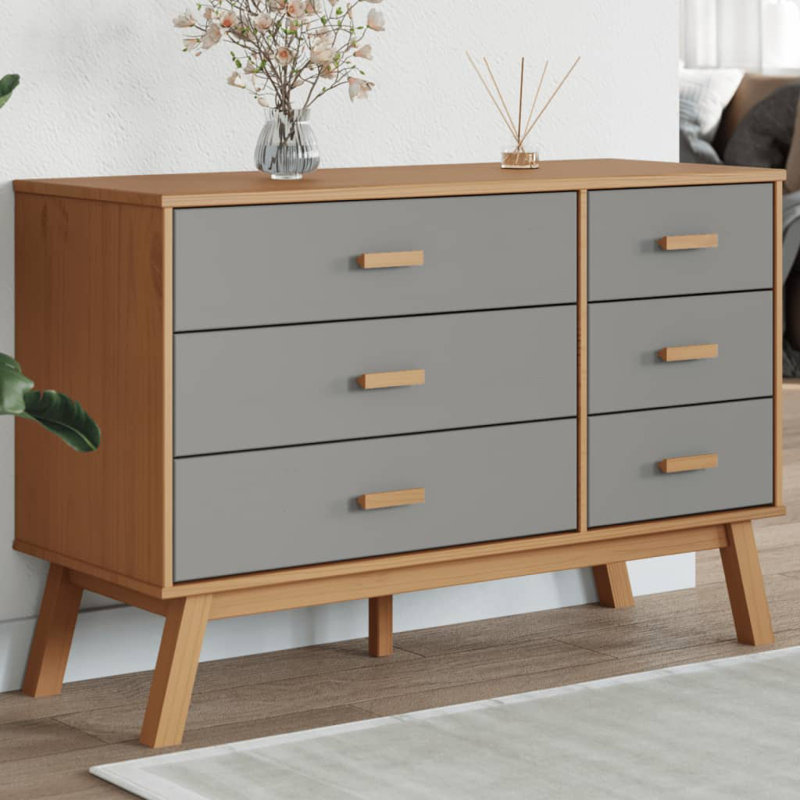 Lachish Accent Chest, Brown/Gray