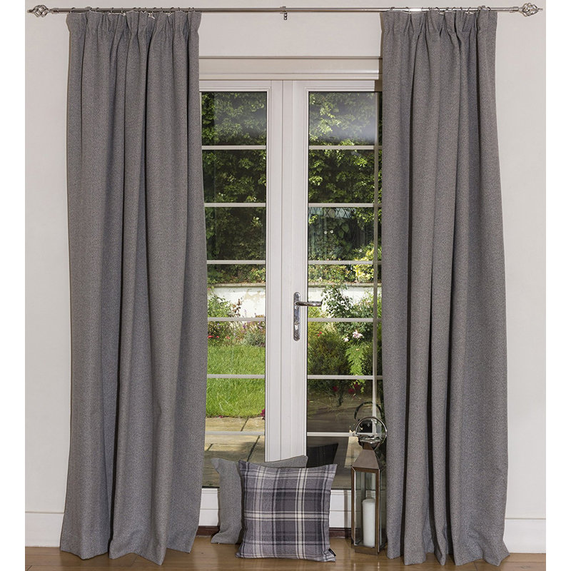 Choate Blackout Curtain Pair, 116 W x 137 D cm