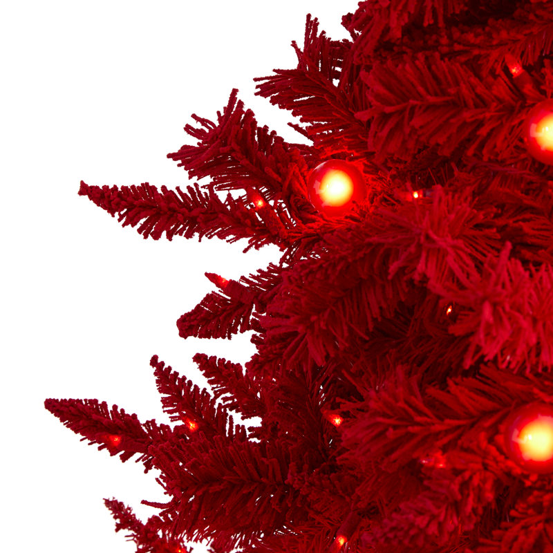 Lighted Artificial Christmas Tree, 6' H