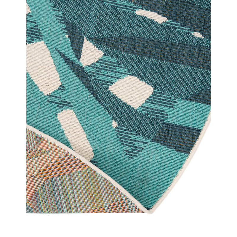 Tapis botanique intérieur / extérieur, Rond 3 pi 1 po