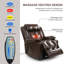 Fauteuil inclinable électrique Power Lift avec chauffage et massage, fauteuils inclinables en cuir avec porte-gobelet, charge USB, pour le salon (brun)-900681643