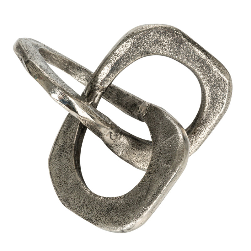Sculpture abstraite en métal Wyeth, Argent argent