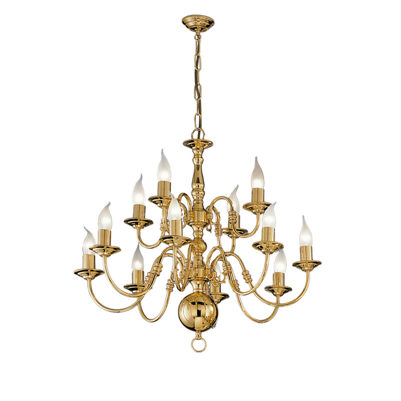 Laurier 12 - Light Candle Style Chandelier