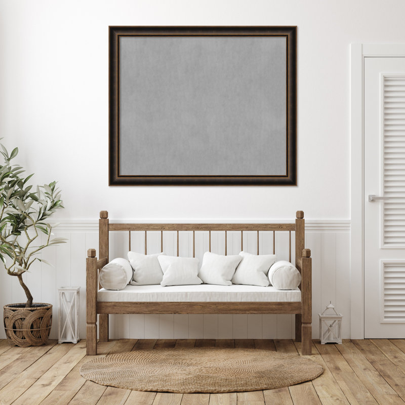 Tableau magnétique magnétique en métal, H 46 po x l 54 po