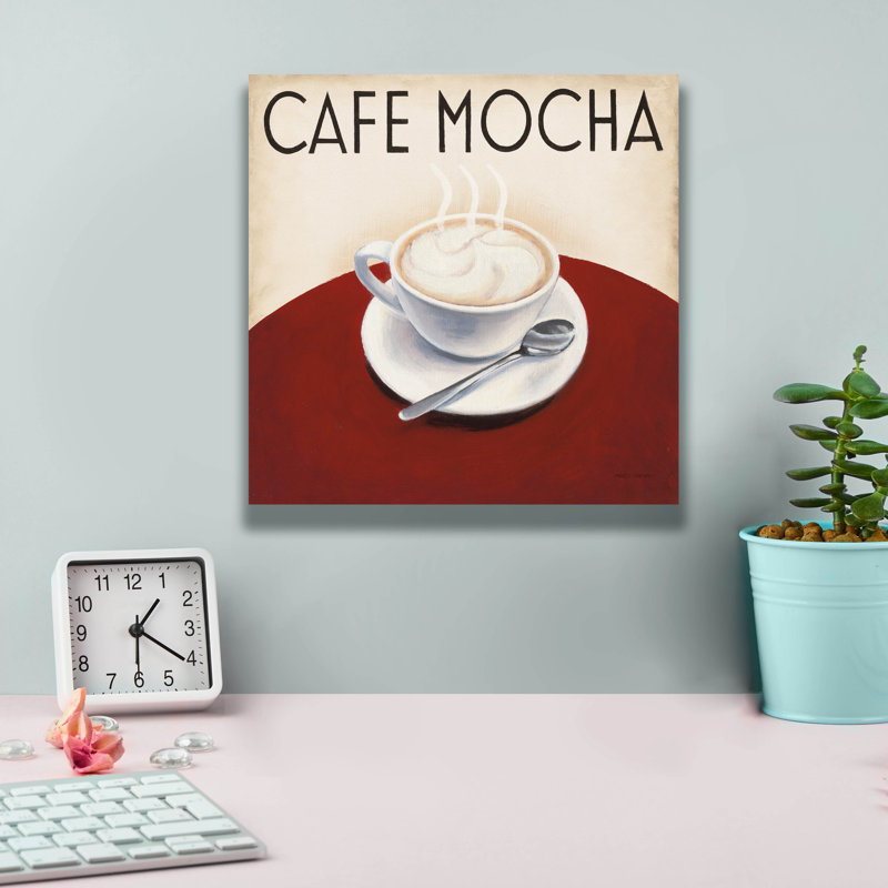 Art mural sur toile Winston Porter «Cafe Moderne V» par Marco Fabiano, H 12 po x l 12 po x P 0,75 po