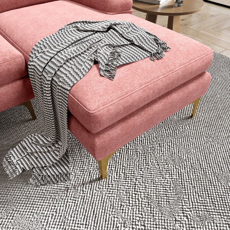 Canapé modulaire COOLMORE, Chenille rose