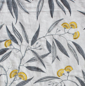 The Met x Ann Gish Alyssum Embroidered Padded Throw