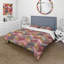 Ensemble de housse de couette Golden Chevron VI - Midcentury-109173748