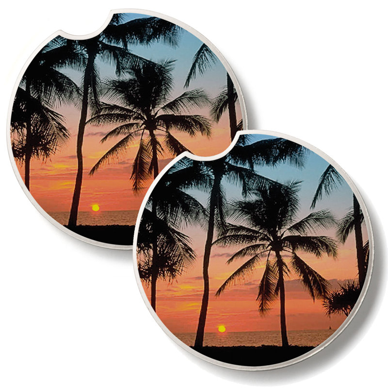 Paquet de 2 sous-verres Palm Car