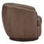 Fauteuil demi-tonneau en cuir Marcy Geniue-129598083
