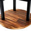 Étagère à plantes à 3 niveaux, petite tablette en métal et en bois pour plusieurs plantes d'intérieur, présentoir d'angle pour pots de fleurs, idéal pour le salon, la chambre ou le balcon.