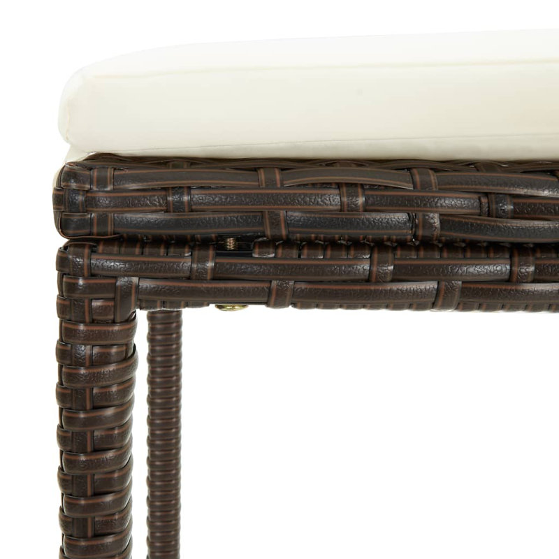 Ryzen Upholstered Counter Stool, Black/Grey, Bar Stool (29.92" Seat Height)