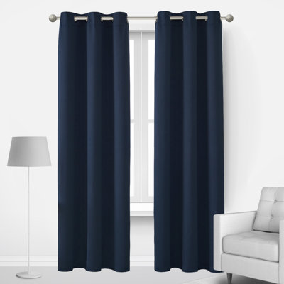 Lompoc Room Darkening Grommet Curtain Panels