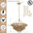 5 - Light Dimmable Boho Chandelier Dia 23.62 Inch
