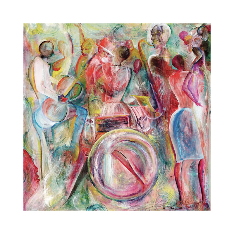 New Orleans by Ikahl Beckford - Wrapped Canvas Painting, 45.72 cm H x 45.72 cm W x 1.91 cm D