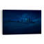Sérénité nocturne toscane, paysage paisible et serein de cyprès, architecture murale - Affiche-2030204117
