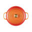 Le Creuset Signature Round Dutch Oven With Crucible Knob, 7.25 Qt. - Flamme Dorée-631028618