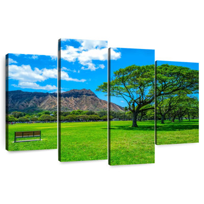 Sireci Diamond Head From Waikiki Park