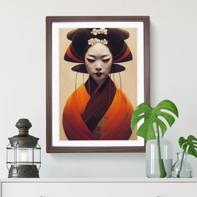 Modern Geisha No.3 - Framed Print