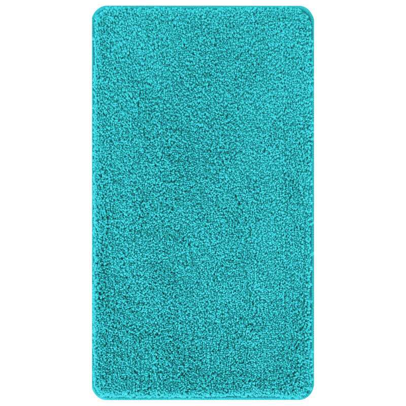 Bath Mat Rectangular Modern, 70cm, Turquiose, 120cm