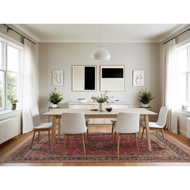 Oriental Indoor Rug, Rectangle 7' x 10'