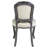 Riom Fabric Side Chair in Ivory