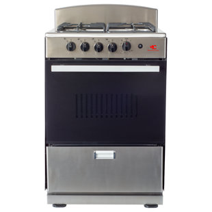 24" Freestanding Range With 2,4 Cft Oven Capacity - 4 Italian Sabaf Sealed Burners – R