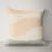 Abstract Cotton Throw Pillow