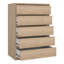 Parley 77cm W 5 - Drawer Chest of Drawers