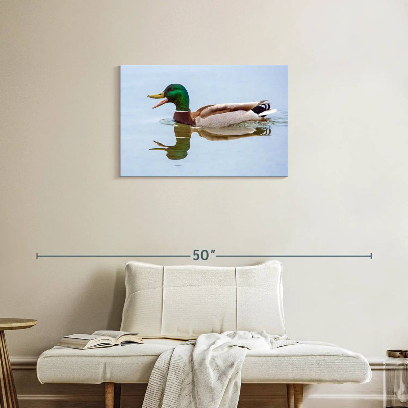Brampt Floating Mallard Duck, 20" H x 30" W