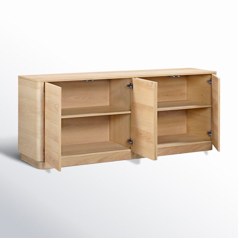 Mille 72'' Solid Wood Sideboard, Oak