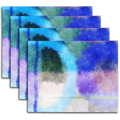 Napperon abstrait en polyester