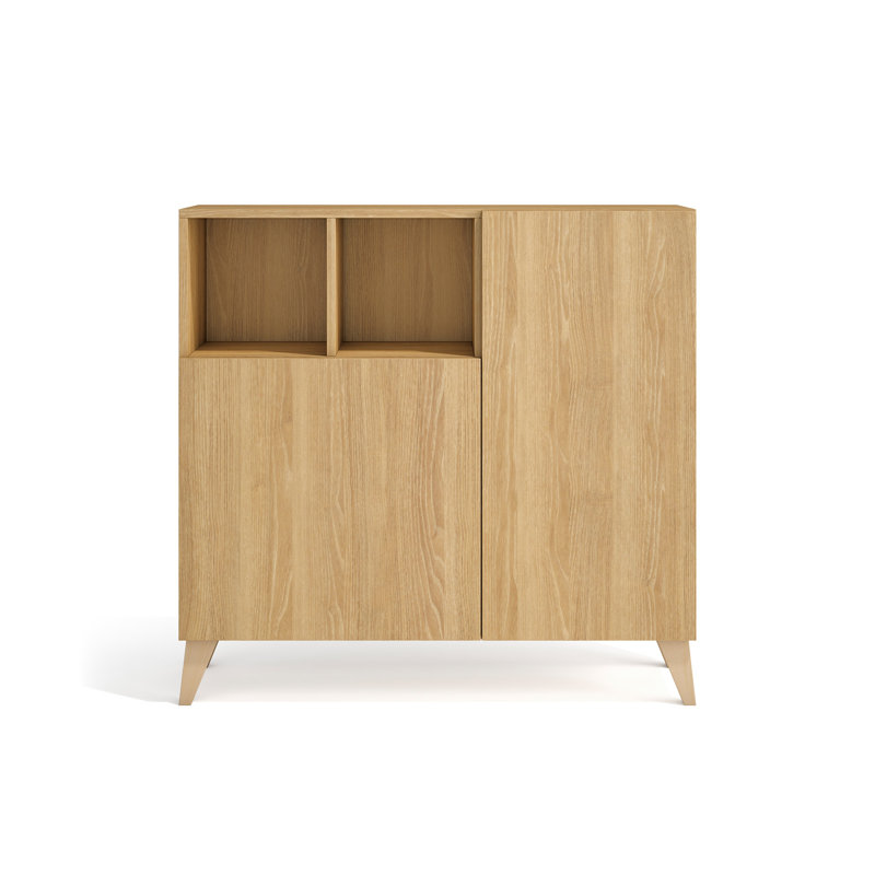 Moss 12 Pair Shoe Storage Cabinet, Medium Yellow