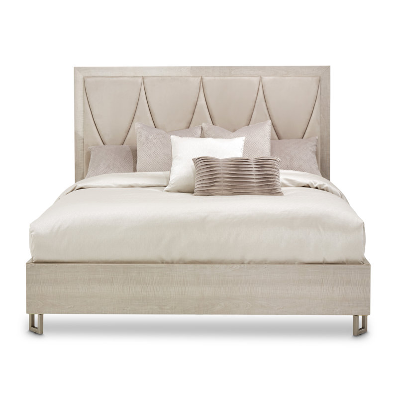  Marin Queen Panel Bed - Greige, Queen