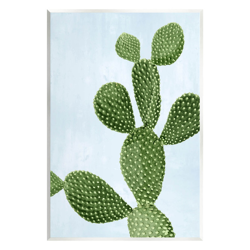 Illustration de giclée de cactus du désert, H 15 po x l 10 po x P 0,5 po, Toile tendue