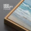 Impression sur toile encadrée, "Ocean Wave Seascape Coastal Nature", très grandes photos-125011605-125011603