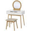 Ensemble coiffeuse avec tabouret et miroir Messerschmidt-1773712540
