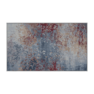 Tapis gris lavable à la machine