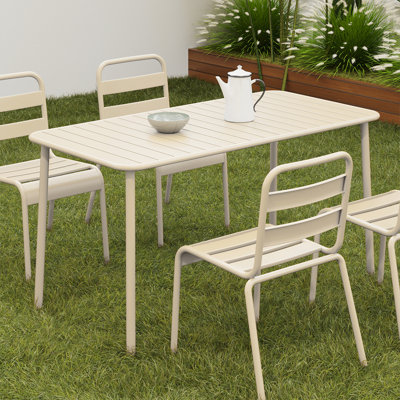 Longue table d'extérieur Frosty American Style