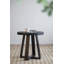 Table basse D23.5X24.5 ", noir