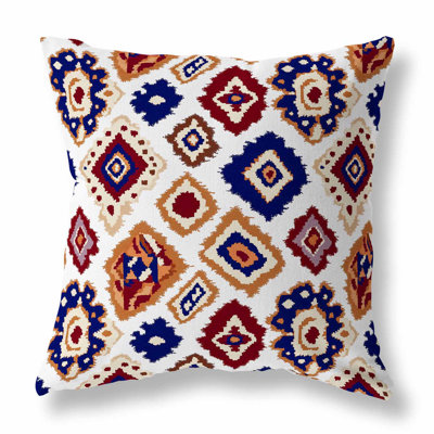 Ikat Diamond Indoor/Outdoor Pillow