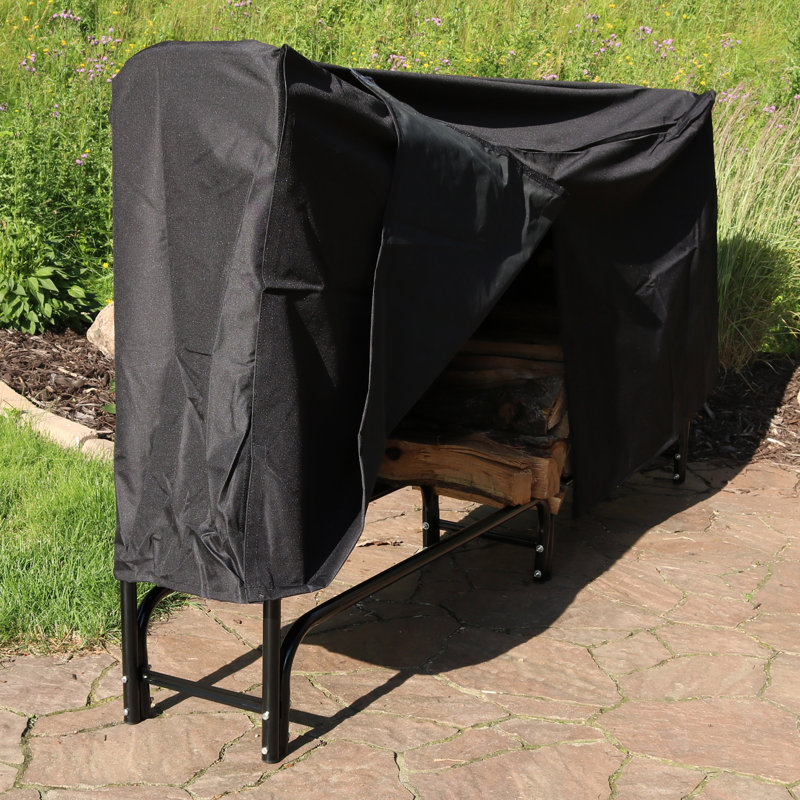 Beid Firewood Log Rack and Cover, 48"H x 96"W x 13.5"D