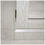 Modern White Storage Sideboard Cabinet with Acrylic Mirrored Doors, Adjustable Shelf Buffet Server for Dining Room & Kitchen