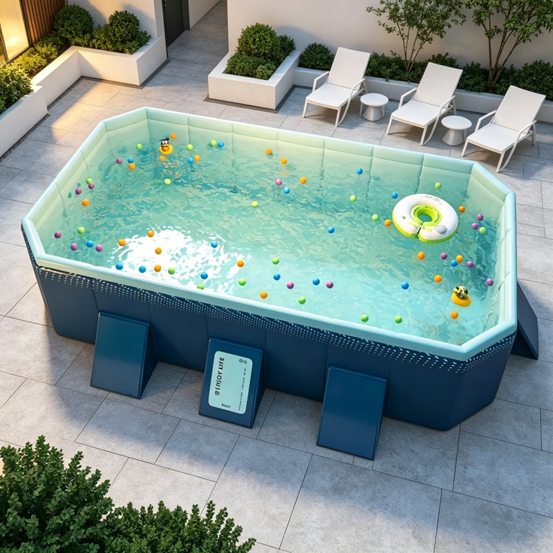 1.8 PVC Inflatable Folding Swimming Pool