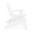 Chaise avec structure - Dossier incurvé pour une ambiance extérieure relaxante dans le patio et le jardin